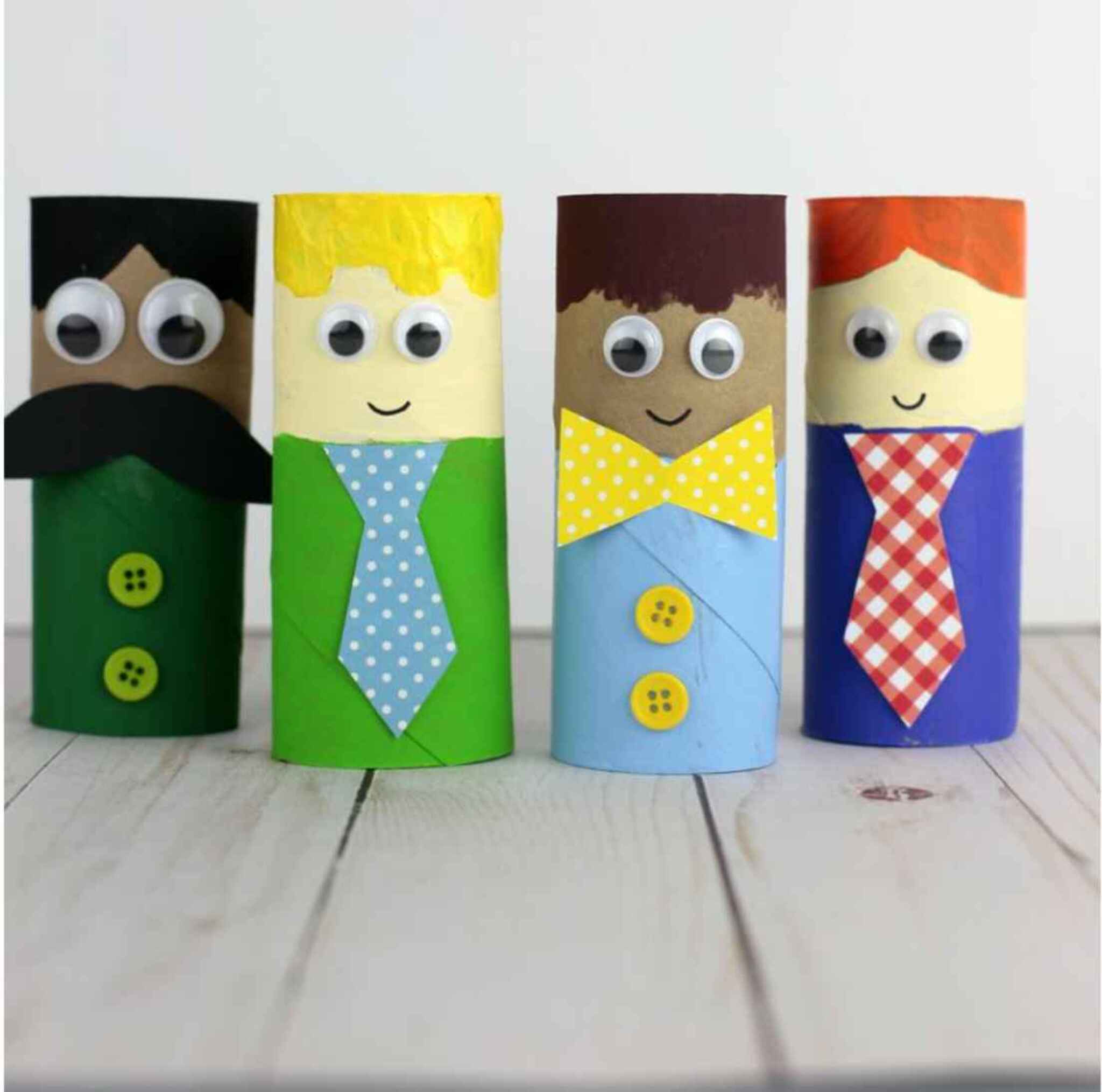How to Make a Paper Roll Dad - Father's Day Special – DIY